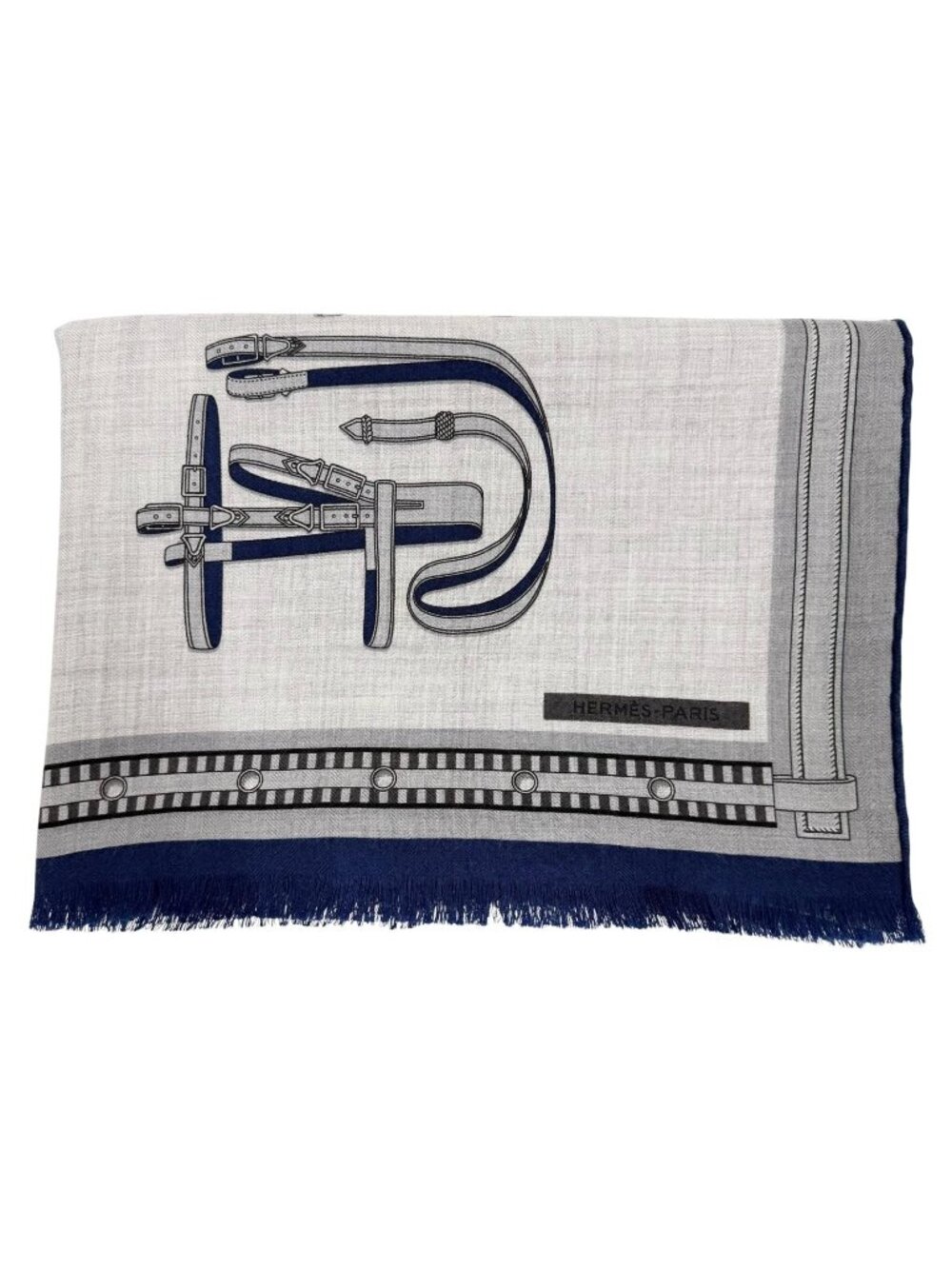 Hermes 195800 Scarves Navy